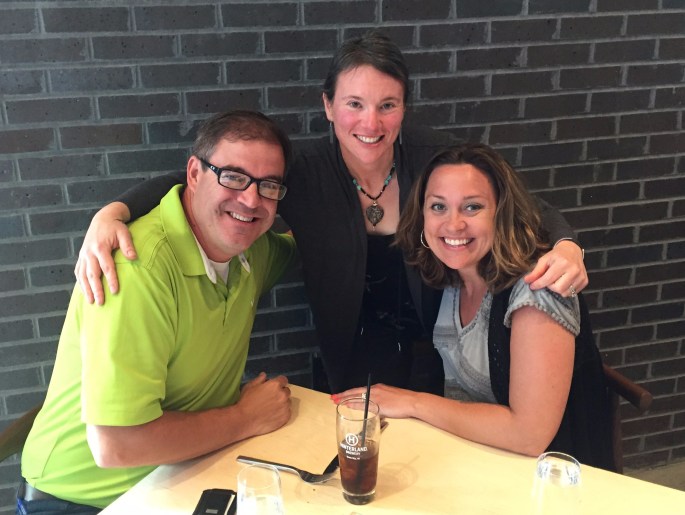 Lunch with Joe and Danica.