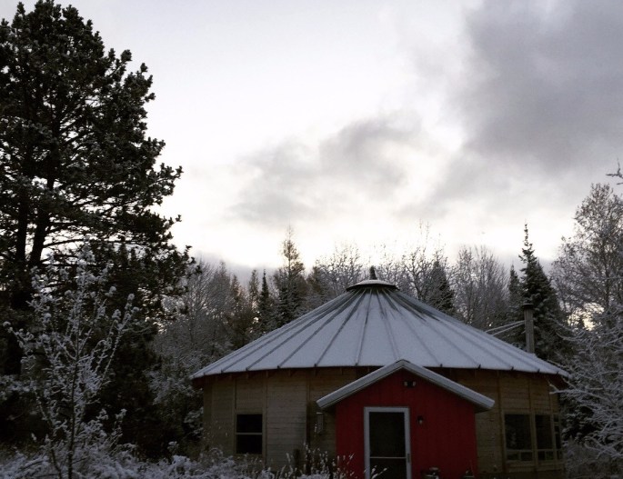 Yurt in Snow